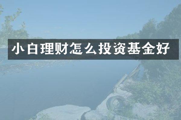 小白理财怎么投资基金好