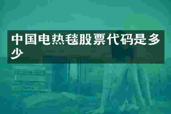 中国电热毯股票代码是多少