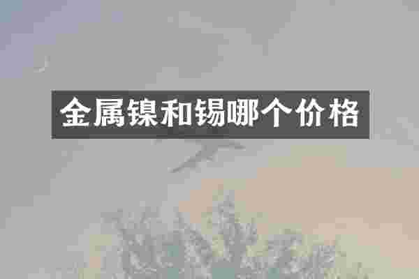 金属镍和锡哪个价格