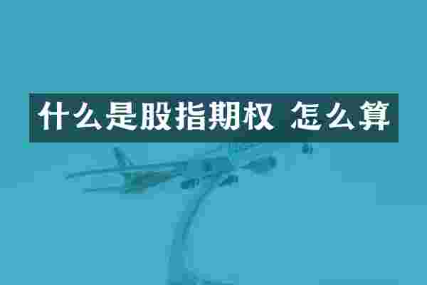 什么是股指期权 怎么算