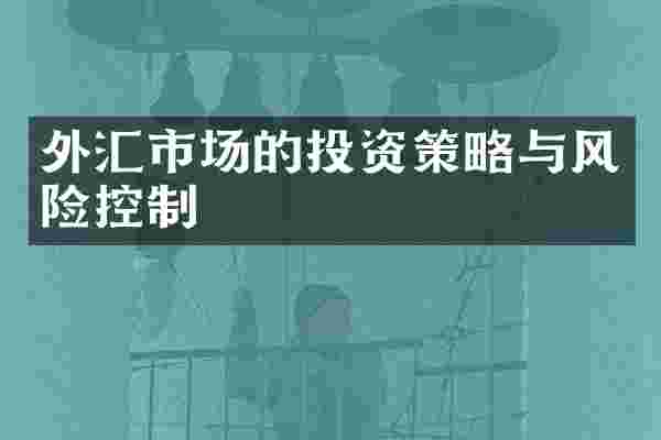 外汇市场的投资策略与风险控制