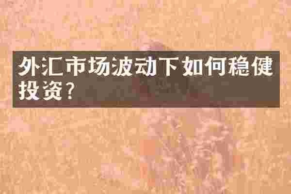 外汇市场波动下如何稳健投资？