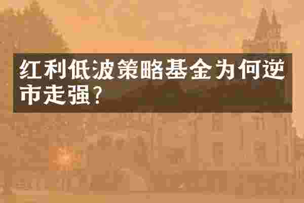 红利低波策略基金为何逆市走强？