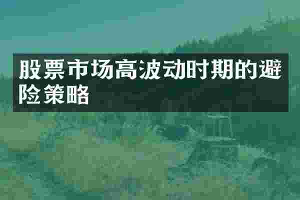 股票市场高波动时期的避险策略