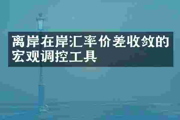 离岸在岸汇率价差收敛的宏观调控工具