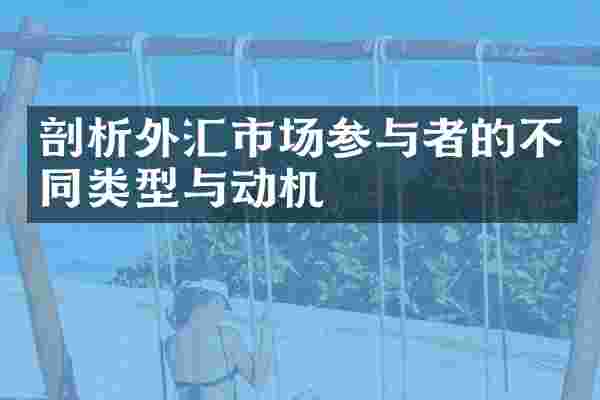 剖析外汇市场参与者的不同类型与动机